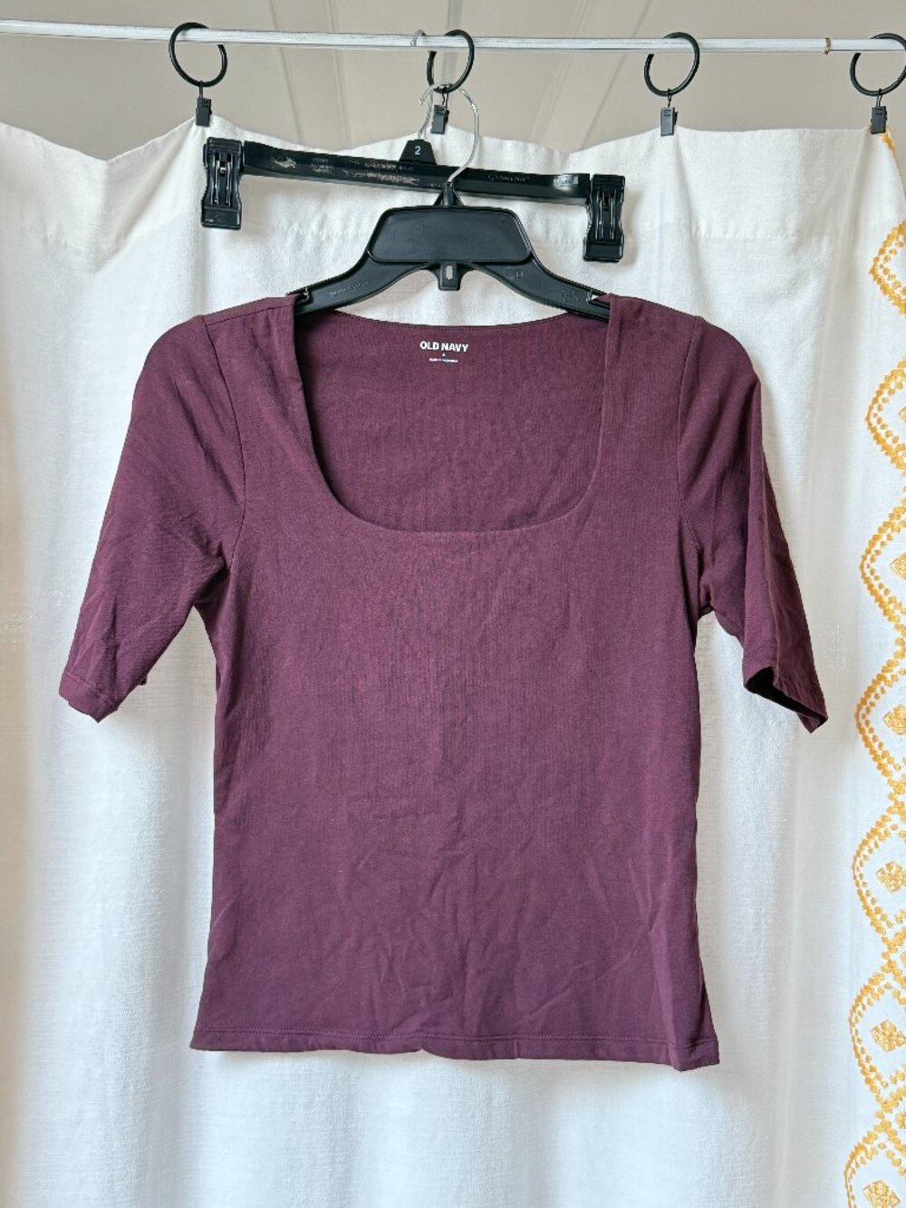 Old Navy double layer scoop neck tee